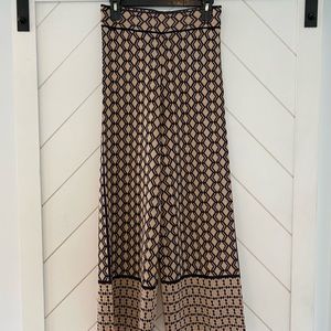 Zara Knit Flowy Pants w/ shimmer - size small